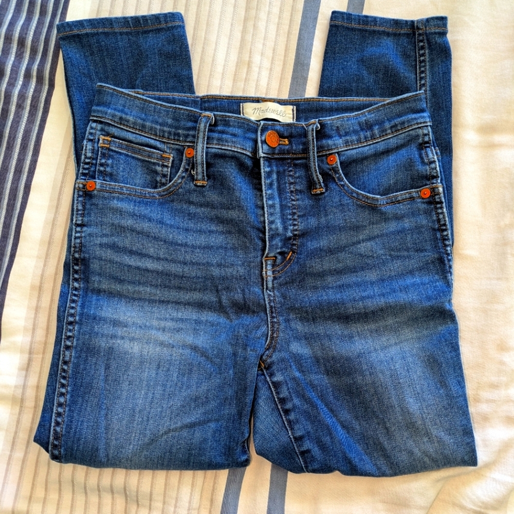 Madewell 10" skinny ANKLE jeans 26p